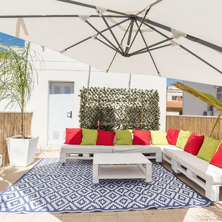 Ma1A-Apt With Rooftops With Palms Close To Old Town Málaga Exterior foto
