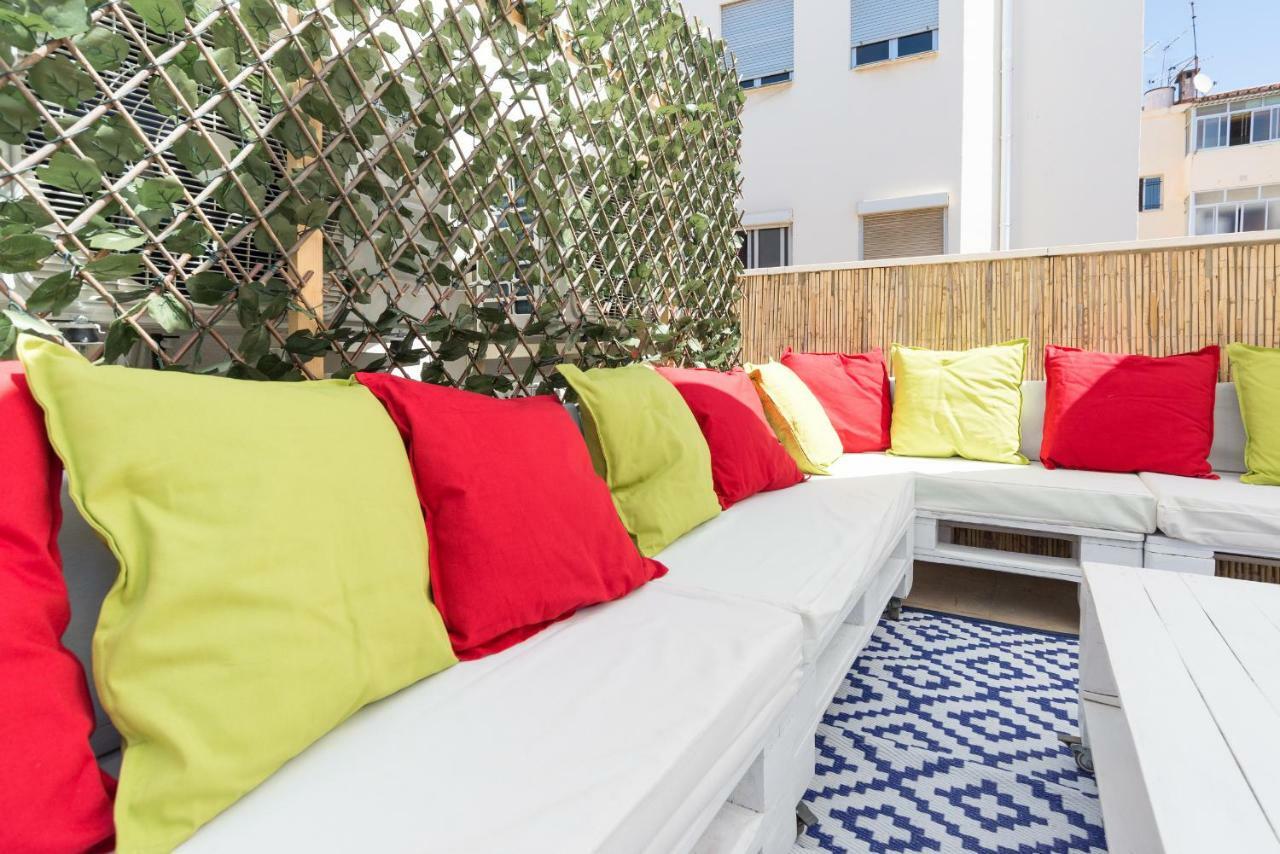 Ma1A-Apt With Rooftops With Palms Close To Old Town Málaga Exterior foto