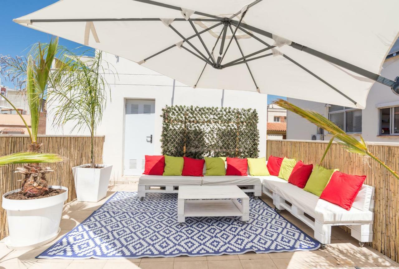 Ma1A-Apt With Rooftops With Palms Close To Old Town Málaga Exterior foto